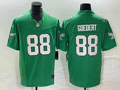 Men's Philadelphia Eagles #88 Dallas Goedert Green 2023 F.U.S.E. Vapor Untouchable Limited Jersey